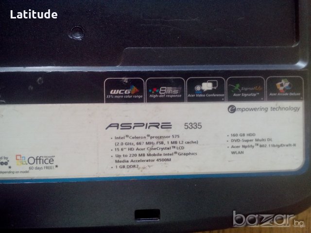 Acer Aspire 5335 5535 5735 части, снимка 8 - Части за лаптопи - 20146628