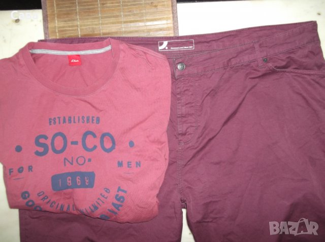 Къси панталони и тениска DRESSMANN, S.OLIVER  4-5ХЛ, снимка 1 - Тениски - 26037172