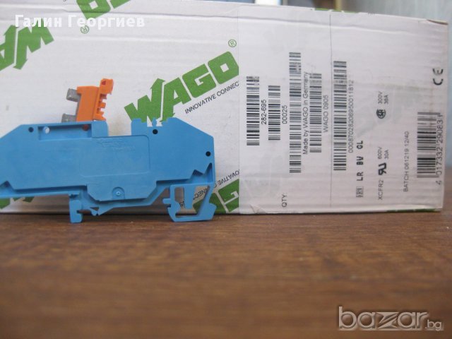 Wago клема 282 - 25 броя, снимка 2 - Резервни части за машини - 15964761