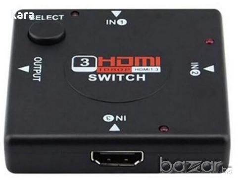 HDMI 2K swich 3 to 1 , снимка 1 - Кабели и адаптери - 21036010