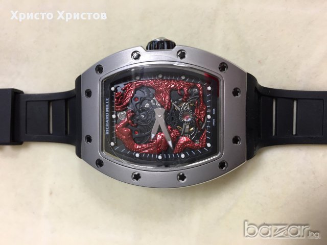 Часовник RICHARD MILLE RM 011 PHOENIX AND DRAGON - JACKIE CHAN клас ААА+, снимка 1 - Мъжки - 16055608