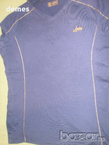 Оригинална тениска в тъмно синьо LOTTO, размер S