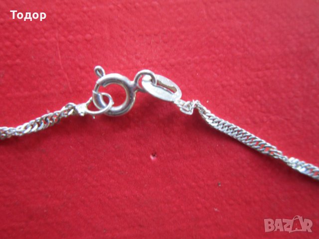 Прекрасно сребърно колие медальон 925, снимка 4 - Обеци - 22692579