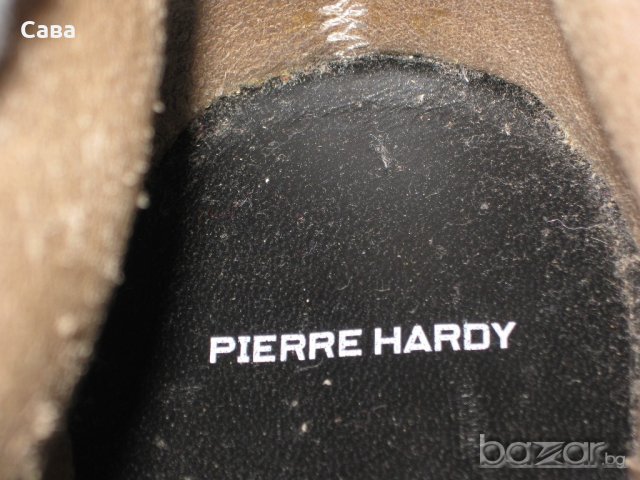 Велурени боти PIERRE HARDY  номер41, снимка 5 - Мъжки боти - 20180922