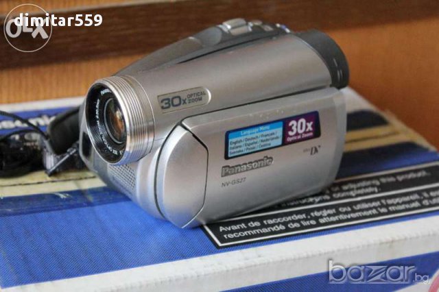 Видео камера Panasonic NV-GS27E, снимка 4 - Камери - 10518460