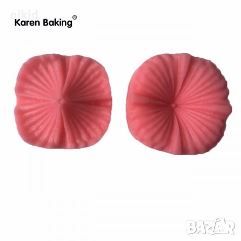 2 части полукръгло вдлъбнато релефно цвете силиконов молд вейнър вайнър украса фондан шоколад торта