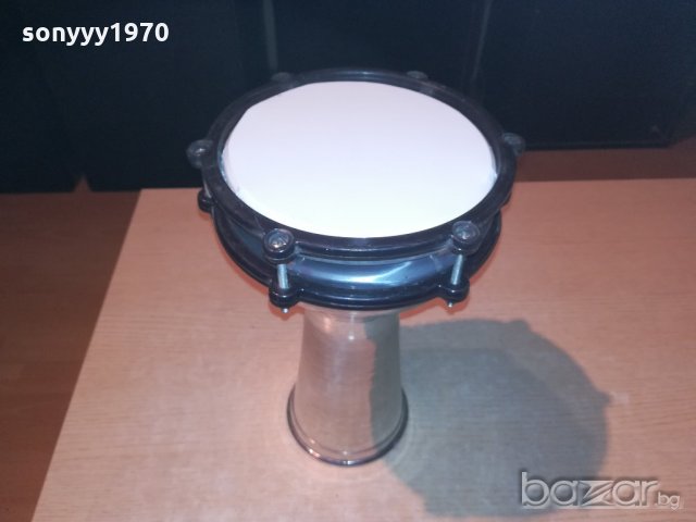 НОВА Тарамбука алуминиева/метална инокс-31/21см-нова, снимка 10 - Ударни инструменти - 21061333