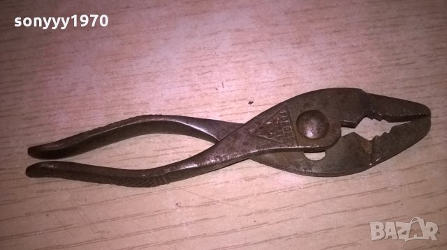 USA forged steel usa-клещи внос швеицария-16см, снимка 7 - Клещи - 24636731