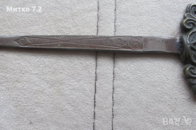 стар нож за писма, снимка 3 - Антикварни и старинни предмети - 24834450