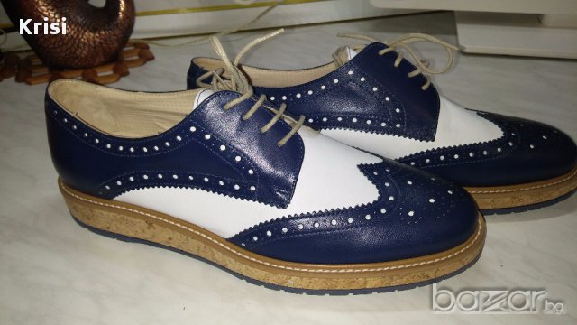 Обувки естествена кожа, снимка 2 - Дамски ежедневни обувки - 17812915