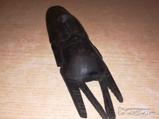 африканска маска-масивна-27х7х4см-внос швеицария, снимка 14 - Колекции - 20913357