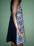 Пъстроцветна туника(рокля) за едра дама с интересен гръб-, снимка 5