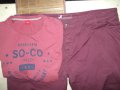 Къси панталони и тениска DRESSMANN, S.OLIVER  4-5ХЛ, снимка 1 - Тениски - 26037172
