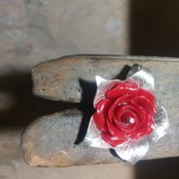 Медальон роза, снимка 3 - Колиета, медальони, синджири - 25538748