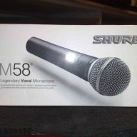 Качествен Вокален микрофон Shure Sm58 чисто нови, снимка 1 - Други - 12959239