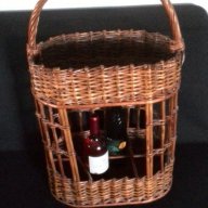 Винтидж кошница-барче за напитки, снимка 1 - Антикварни и старинни предмети - 14386529