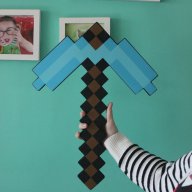 Майнкрафт меч 35лв. брадва кирка Minecraft играта играчка Маинкрафт за подарък, снимка 6 - Рисуване и оцветяване - 14384850