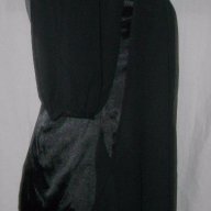 "Малка черна рокля" или туника / копринен сатен и органза / "ISL" Ив Сен Лоран, снимка 4 - Рокли - 18008668