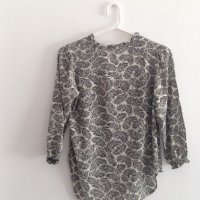 Блуза в черно и бяло H&M, снимка 4 - Блузи с дълъг ръкав и пуловери - 22526241