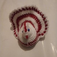 Плетена на една кука кокошка, снимка 1 - Колекции - 23787480