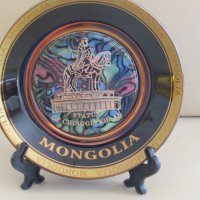  Декоративна чиния от Монголия, снимка 6 - Колекции - 24530127