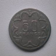 50 сефа франка-Централни африкански щати,1977 г., Е-Камерун 25L, снимка 1 - Нумизматика и бонистика - 14502319