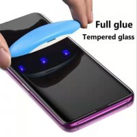 3D UV Nano ТЕЧНО ЦЯЛО ЛЕПИЛО Стъклен протектор за Samsung Galaxy S10 + S10e NOTE 10 + PLUS 