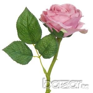 Изкуствена роза-30 см., снимка 1