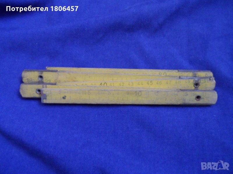 стар дървен метър, снимка 1