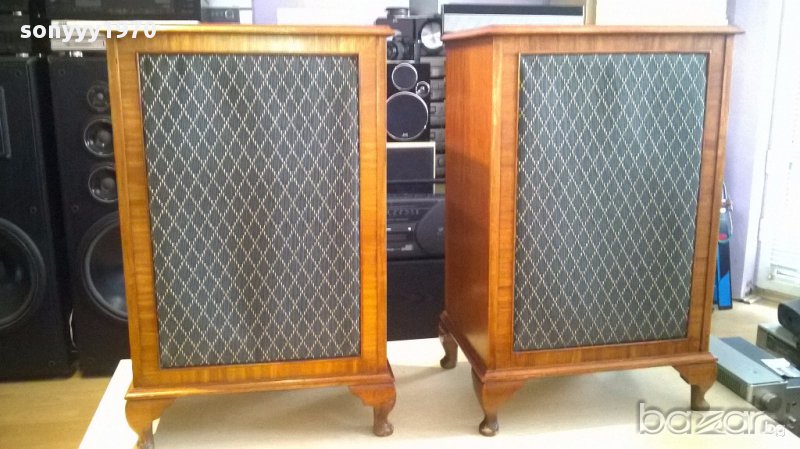 антики=маркови ретро тонколони 2броя-70Х45Х33см-внос англия, снимка 1