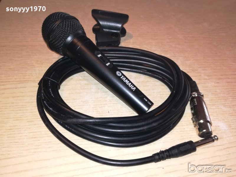 yamaha-profi mic+кабел+държач-внос швеицария, снимка 1