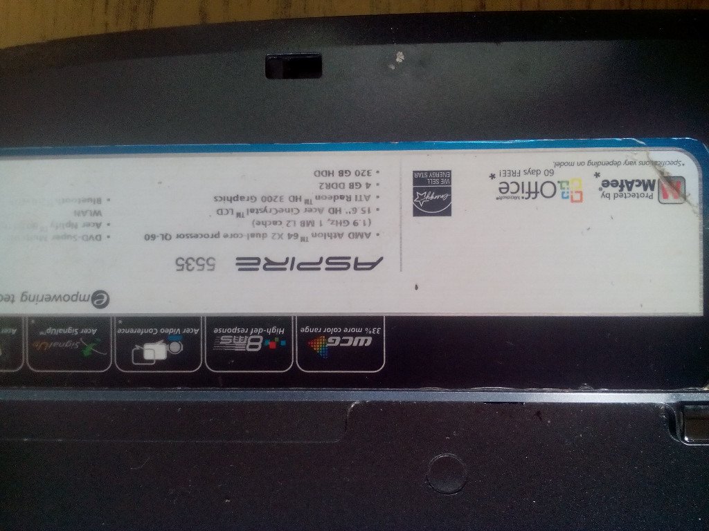 acer aspire 5535 ati radeon hd 3200 graphics