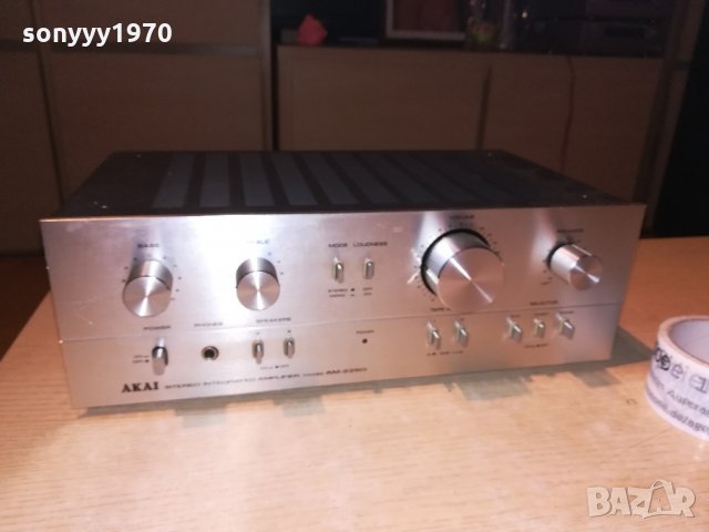 akai stereo amplifier-made in japan-внос швеицария