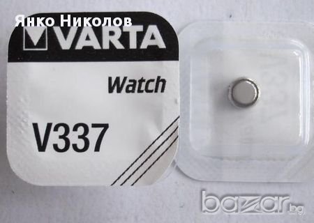 Varta 337, SR416 - Нова Батерия за микрослушалка 