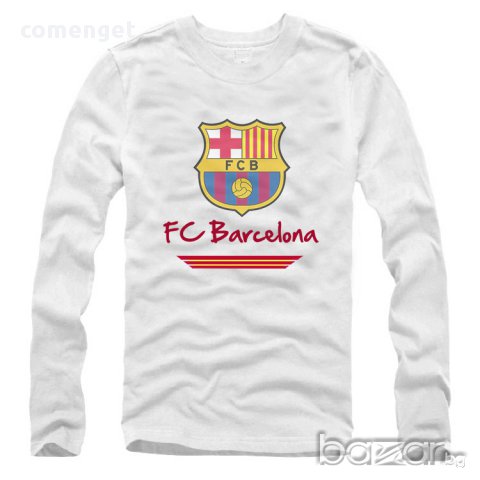 ЗА ФЕНОВЕ! Блузи на Барселона / Barcelona с дълъг ръкав! Бъди различен, поръчай модел с Твоя снимка!, снимка 2 - Блузи - 12730026