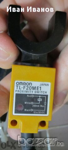 Японски Индуктивен Датчик с въздушна междина Omron TL F20ME1, 24 волта , 10-30V NPN