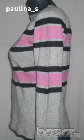Еластичен кашмирен пуловер с открити рамене / унисайз , снимка 3 - Блузи с дълъг ръкав и пуловери - 16511070