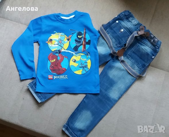 Комплекти -тениска с къси панталонки по 10лв.размер 4-5г., снимка 5 - Детски комплекти - 22397380