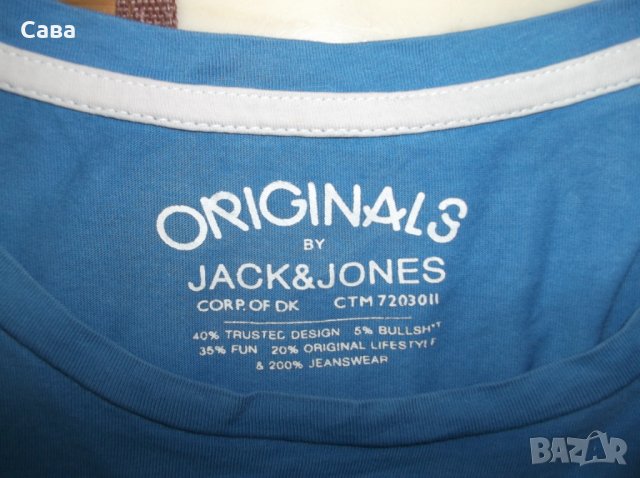Тениски JACK&JONES   мъжки,М-Л, снимка 4 - Тениски - 25510534