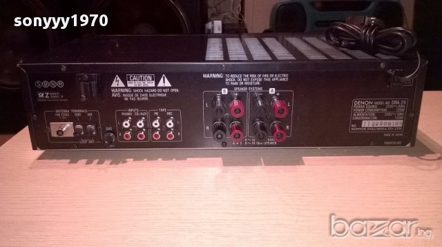 Denon dra-25 receiver-made in japan-внос швеицария, снимка 9 - Ресийвъри, усилватели, смесителни пултове - 14240634