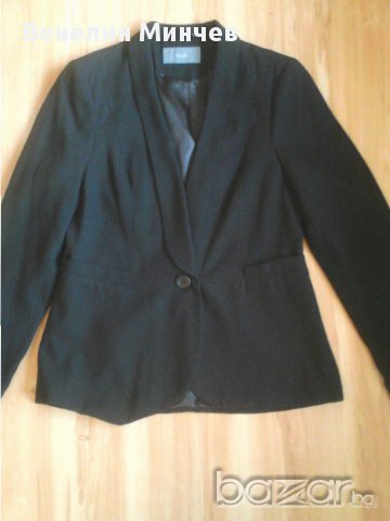 Дамско черно сако, снимка 1 - Сака - 18053973