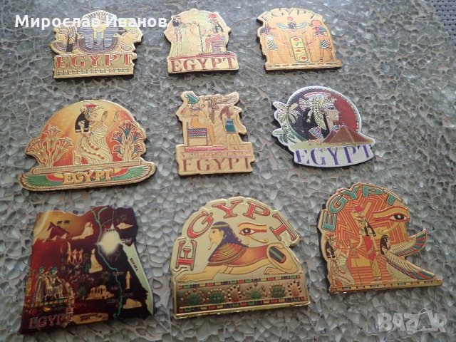 метални магнити за хладилник от Луксор, Египет, снимка 2 - Колекции - 21211142