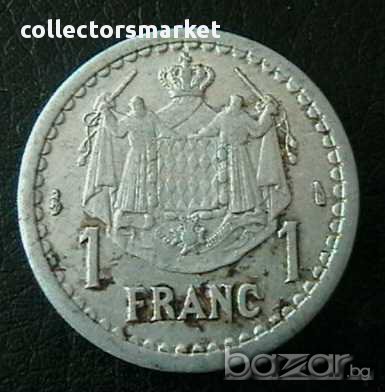1 франк 1943, Монако, снимка 2 - Нумизматика и бонистика - 15869444