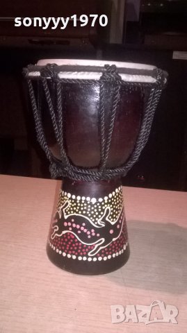 тарамбука 20х14см-дърво/кокос-внос швеицария, снимка 8 - Ударни инструменти - 23671176