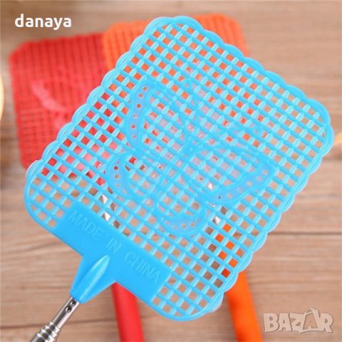 432 Палка за мухи с телескопична дръжка сгъваема мухобойка, снимка 6 - Други - 22113020