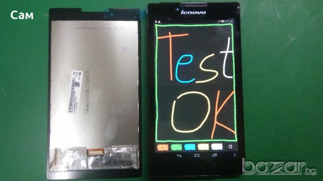 Тестван лично Нов Оригинален тъч скрийн Дисплей за Lenovo Tab 2 A7-30 LCD Display Сглобени, снимка 4 - Таблети - 18470766