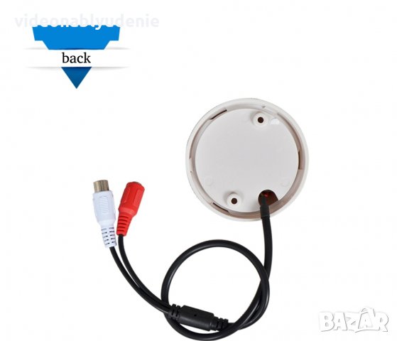 Куполен Аудио Мониторинг CCTV Микрофон за Видеонаблюдение с Регулируема Чувствителност, снимка 6 - Микрофони - 25837673