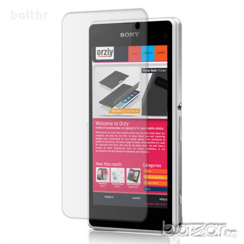 УДАРОУСТОЙЧИВ СКРИЙН ПРОТЕКТОР TEMPERED GLASS ЗА SONY XPERIA Z3 COMPACT