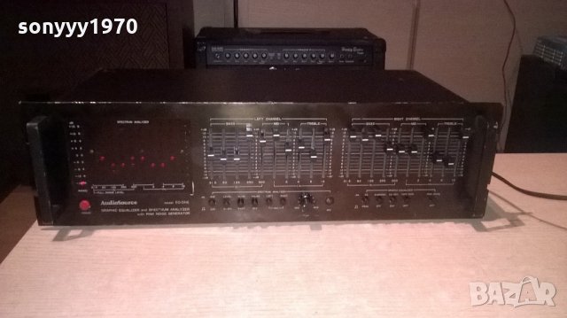 audiosource eq-one stereo equalizer made in japan-внос швеицария, снимка 5 - Ресийвъри, усилватели, смесителни пултове - 22193278