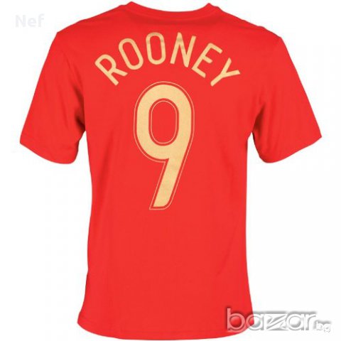 Нова тениска Nike England Rooney T-Shirt, оригинал, снимка 1 - Тениски - 15260058